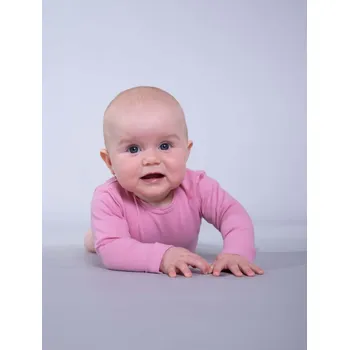 Kojenecký body Bobánek Body dlouhý rukáv - Růžová - 86