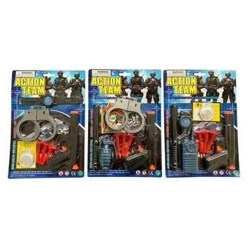 Dětská zbraň Zestaw policyjny pistolet na strzałki MIX