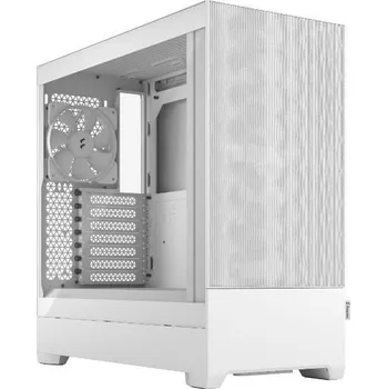 PC skříň FRACTAL DESIGN skříň Pop Air White TG Clear Tint, 2x USB 3.0, bez zdroje, ATX