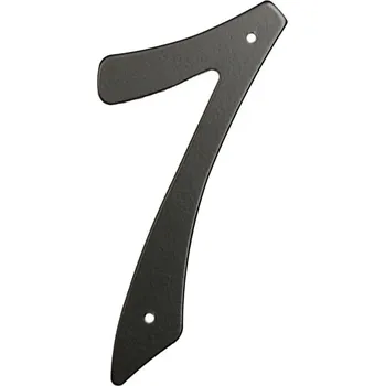 Domovní číslo RN.105HR.7.AL.C číslo 105mm černé "7" Černá