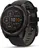 Garmin fēnix 8 47 mm, Solar Sapphire Carbon Grey DLC Titanium Black/Gray Silicone Band