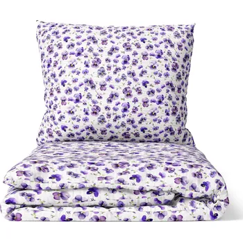 Povlečení DARRÉ Krepové povlečení Macešky Velikost: 140 x 200 + 70 x 90