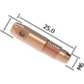 Příslušenství ke svářečce ARC Tryska M6x0,8x25mm E-Cu M1/M18