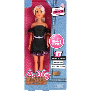 Panenka v černých šatech 30 cm