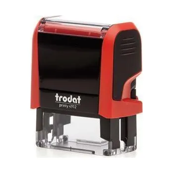 Razítko Trodat Printy 4912, červená, černý polštářek