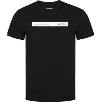 cyklistický dres Triko PELLS Road s obdélníkem Black - L