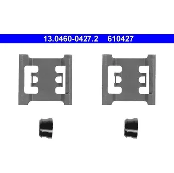Přislušenství brzdového systému Sada příslušenství, obložení kotoučové brzdy ATE 13.0460-0427.2