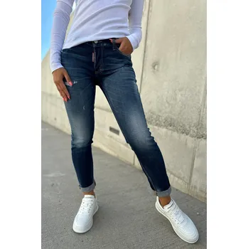 Dámské džíny Dámské džíny DSQUARED2 JENNIFER S75LB0965 modré Velikost: 42