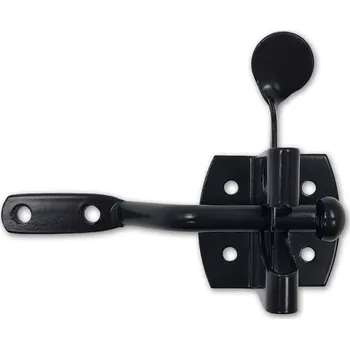 petlice a závora Záskočka na branku 50x52mm Černá