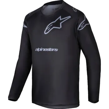 Moto dres Dětský motokrosový dres Alpinestars Racer Graphite černý S