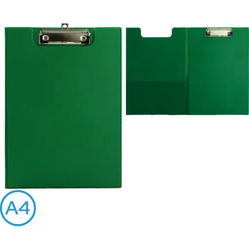 Podložka psací s klipem A4 zavírací zelená I256010