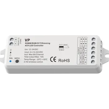 Napájecí zdroj pro osvětlení RGBW LED Driver DMX, 24V, CV k trubicovému osvětlení SENTIOTEC