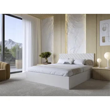 Postel Eka Čalouněná postel ADEL 180x200 cm Barva látky Trinity: (2313) Modrá