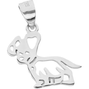 Přívěsek Argento 85917 Stříbrný přívěsek - pes