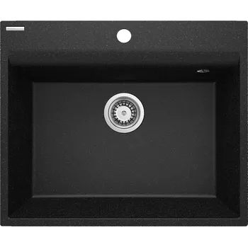 Granitový dřez Deante Corio granitový dřez 60x50 cm šedá/grafitová/onyx ZRC_210A