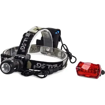 Cyklosvítilna Sada osvětlení Bailong BL-B06B na kolo/koloběžku, přední i zadní