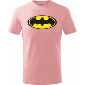 ON-DESIGN Dětské tričko s BATMANEM Velikost: 134 cm/8 let, Barva: růžová