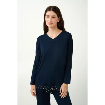 Dámské pyžamo Vamp Pyžamo se zlatými detaily 21014