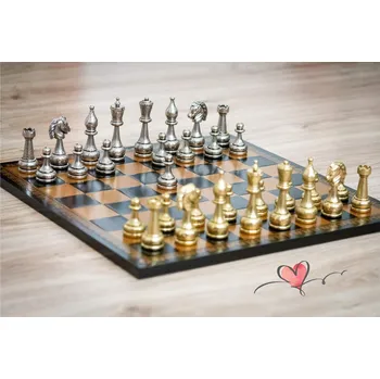 Šachy Šachová souprava Gold Monarch velká + doprava zdarma