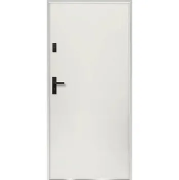 Vchodové dveře Kovové vchodové dveře P68 Artemida 90L bílé otevírání dovnitř