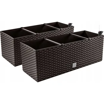 Květináč Hnědý plast Květináč Prosperplast 60 cm x 25 x 24 cm