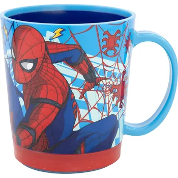 Bezpečný plastový hrnek 410 ml - Spiderman Dimension