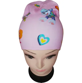 Čepice United Labels Dívčí čepice TLAPKOVÁ PATROLA SKYE A EVEREST jaro podzim růžová světlá Barva: Růžová světlá, Velikosti: 54