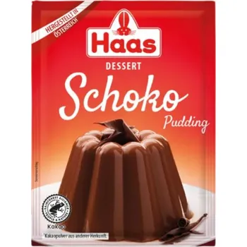 Čokoláda Haas Puding Čokoláda 37g (Pudding Schoko)
