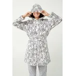 Vamp Šedý župan s potiskem králíčka 21460