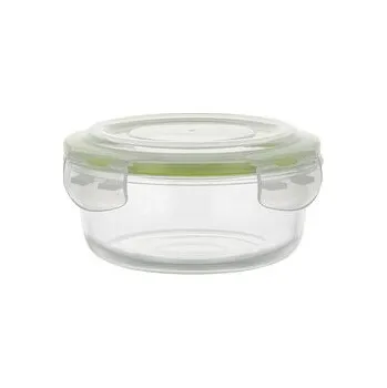 Dóza na potraviny SKLENĚNÁ NÁDOBA NA POTRAVINY FRIGO KULATÁ 620ML
