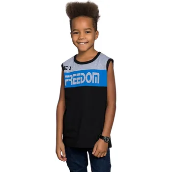 Winkiki Chlapecké letní tílko FREEDOM černé Barva: Černá, Velikost: 140
