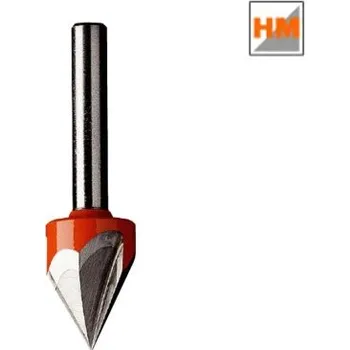 Fréza CMT Orange Tools C95800111 - Fréza na V-drážku pr. 12,7x11,0mm úhel 60° stopka 8mm