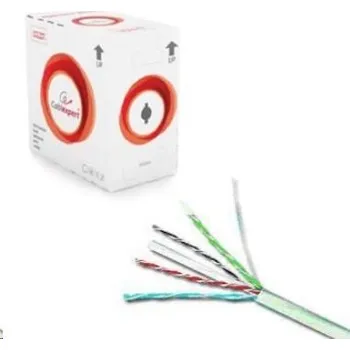 Síťový kabel GEMBIRD Ethernet kabel FTP drát CAT6 305m CABLEXPERT 1Gb FPC-6004-SO
