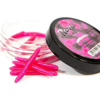 Umělá nástraha Revol Baits nástraha Crane Fly larva 45mm příchuť krevetka, barva růžová perleť 12ks