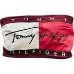 Dámská podprsenka Tommy Hilfiger UW0UW05608 BANDEAU vínová XS