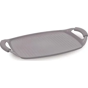 Pánev BERLINGERHAUS Grilovací deska s titanovým povrchem 47 cm Taupe Collection BH-8107