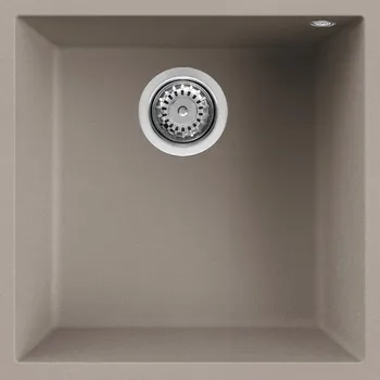 Granitový dřez ELLECI QUADRA 102 G43 Spodní montáž