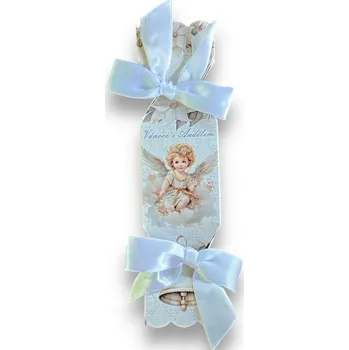 Koupelová kosmetika Soap Mýdlo vánoční balené s mašlí 20g - Vánoce s andělem