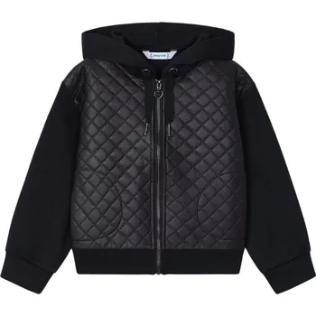 Dívčí mikina MAYORAL dívčí prošívaná mikina černá vel. 128 cm