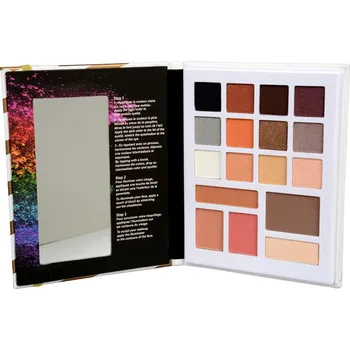 Paletka dekorativní kosmetiky ParisAx NOTEBOOK Paletka s očními stíny, pudry a tvářenkami (malá)