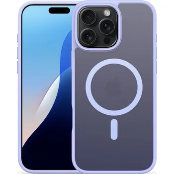 Pouzdro na mobilní telefon Kryt DUX DUCIS Yind pro Apple iPhone 16 Pro - podpora MagSafe - plastový / gumový - fialový