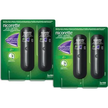 Odvykání kouření Nicorette® Spray 1mg/dávka, orální sprej 2 x 13,2 ml - balení 2 ks