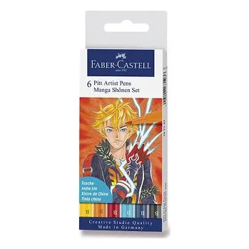 Sada popisovačů Faber-Castell 6ks Shonen (Sada popisovačů Faber-Castell 6ks Shonen)