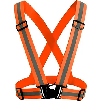Take it shop Bezpečnostní reflexní popruh na tělo oranžový