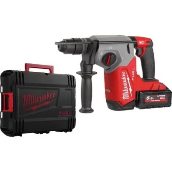 Kladivo Milwaukee M18 FHX-0X FUEL kombinované kladivo 2,5J, 18V, SDS-Plus, bez nabíječky, bez akumulátoru, kufr