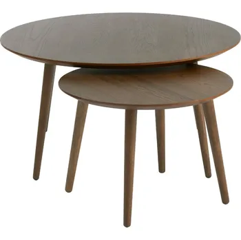 Konferenční stolek Unique Furniture Set dubových konferenčních stolků Adda 58/88 cm