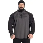 Gasp LONG SLEEVE THERMAL HOODIE GRAPHITE MELANGE – mikina Gasp grafitově šedá Velikost: L