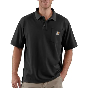 Pánské tričko CARHARTT Polo Work Pocket černá pánská polokošile XL