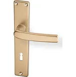 ACT Lara dveřní štítové kování - F4 šampaňská 90 mm