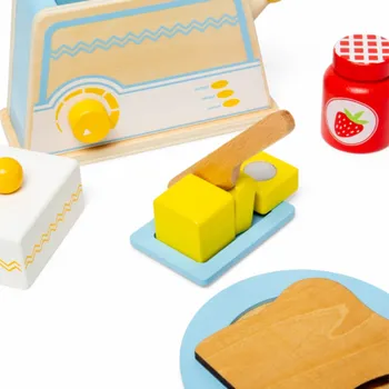 Dřevěná hračka Bigjigs Toys Snídaňový set